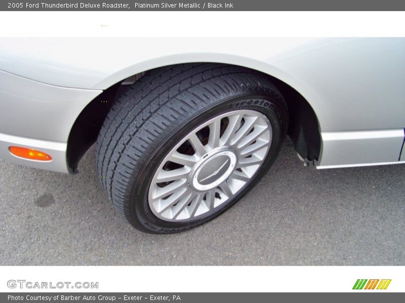 Platinum Silver Metallic / Black Ink 2005 Ford Thunderbird Deluxe Roadster
