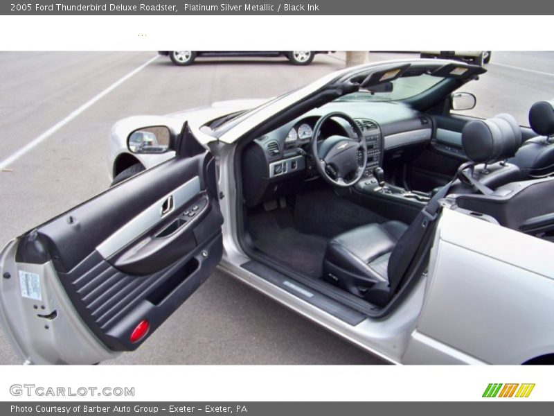  2005 Thunderbird Deluxe Roadster Black Ink Interior