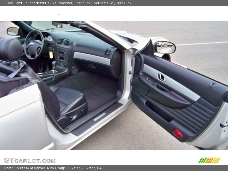 Platinum Silver Metallic / Black Ink 2005 Ford Thunderbird Deluxe Roadster