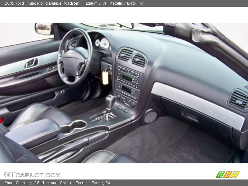 Platinum Silver Metallic / Black Ink 2005 Ford Thunderbird Deluxe Roadster