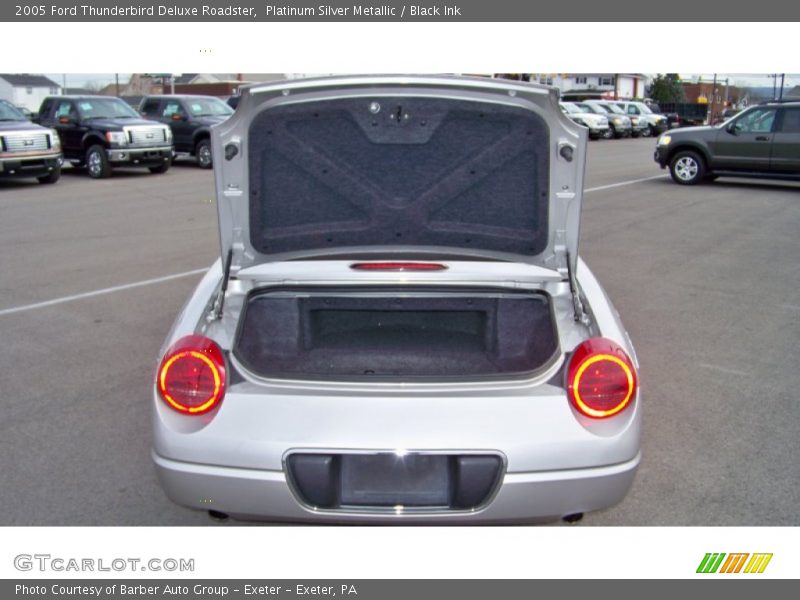 Platinum Silver Metallic / Black Ink 2005 Ford Thunderbird Deluxe Roadster