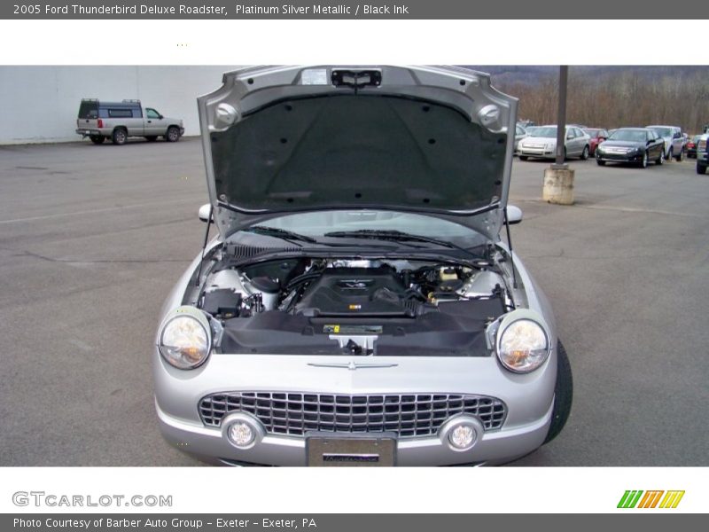 Platinum Silver Metallic / Black Ink 2005 Ford Thunderbird Deluxe Roadster
