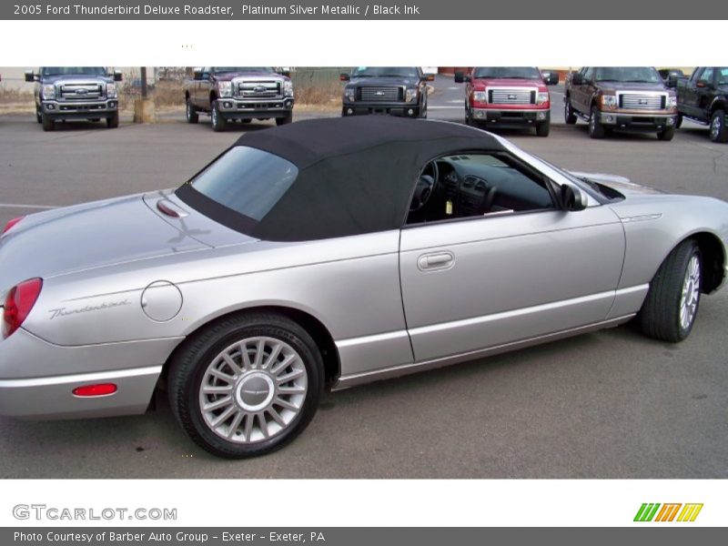 Platinum Silver Metallic / Black Ink 2005 Ford Thunderbird Deluxe Roadster