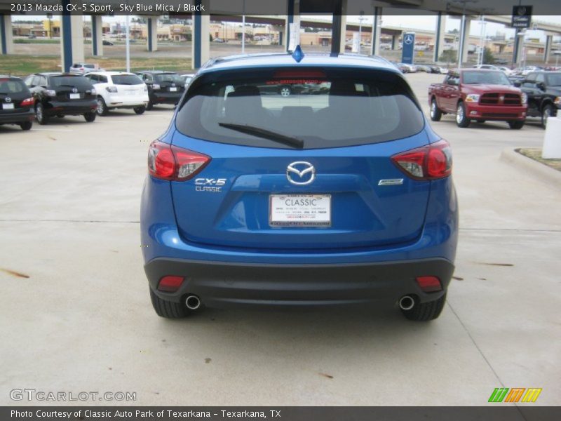 Sky Blue Mica / Black 2013 Mazda CX-5 Sport