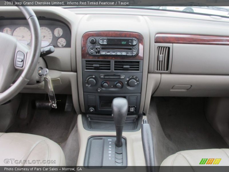 Inferno Red Tinted Pearlcoat / Taupe 2003 Jeep Grand Cherokee Limited