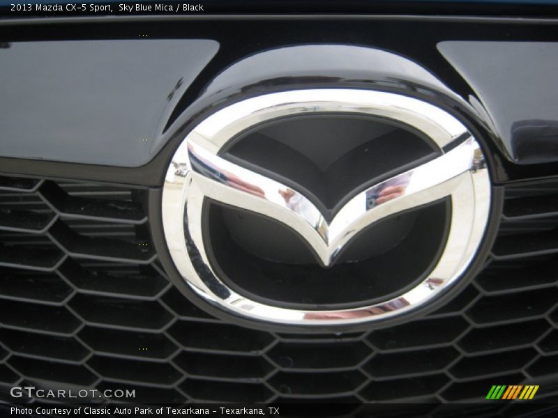 Sky Blue Mica / Black 2013 Mazda CX-5 Sport