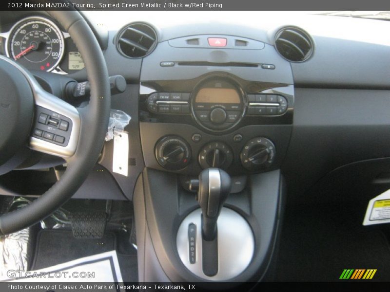 Spirted Green Metallic / Black w/Red Piping 2012 Mazda MAZDA2 Touring