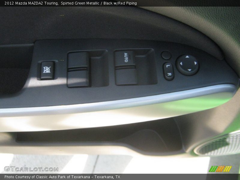 Spirted Green Metallic / Black w/Red Piping 2012 Mazda MAZDA2 Touring