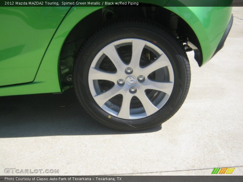 Spirted Green Metallic / Black w/Red Piping 2012 Mazda MAZDA2 Touring