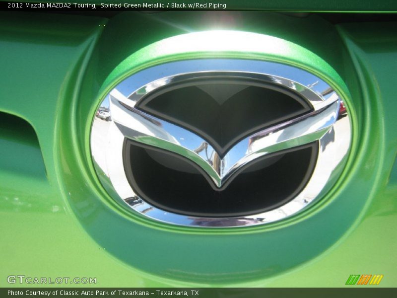 Spirted Green Metallic / Black w/Red Piping 2012 Mazda MAZDA2 Touring