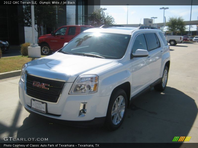 Olympic White / Jet Black 2012 GMC Terrain SLE