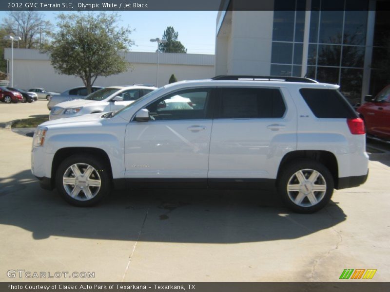 Olympic White / Jet Black 2012 GMC Terrain SLE
