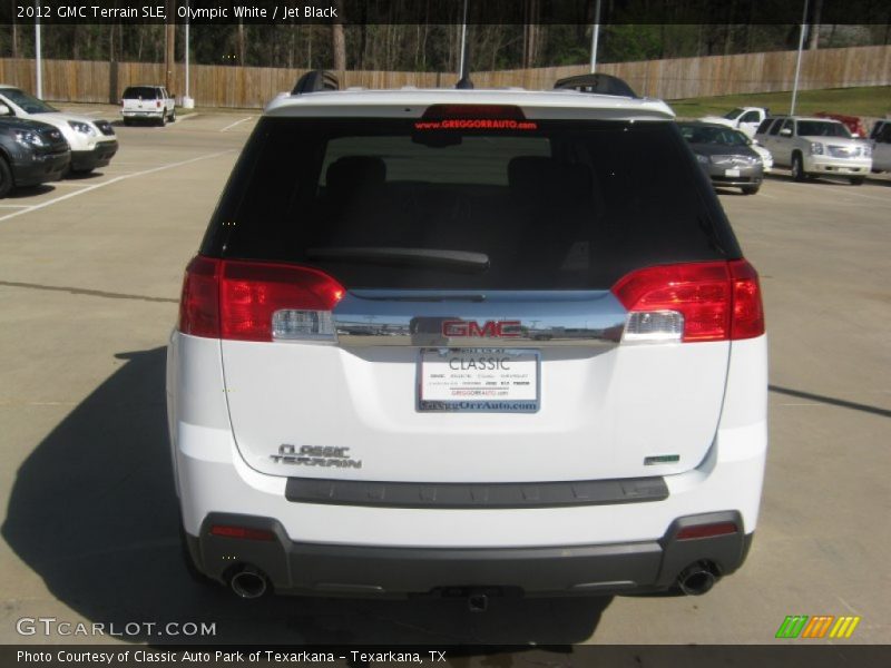 Olympic White / Jet Black 2012 GMC Terrain SLE