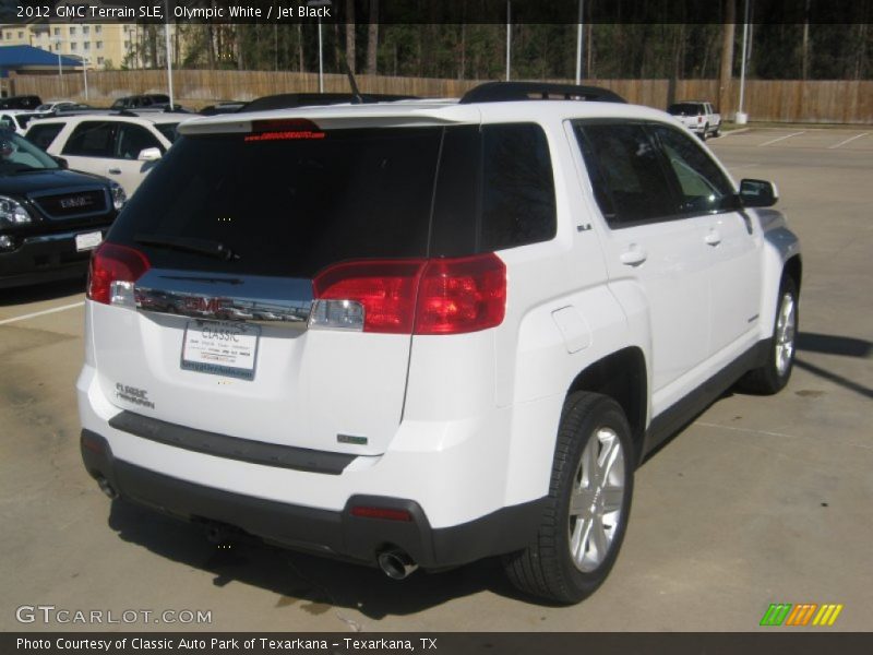 Olympic White / Jet Black 2012 GMC Terrain SLE