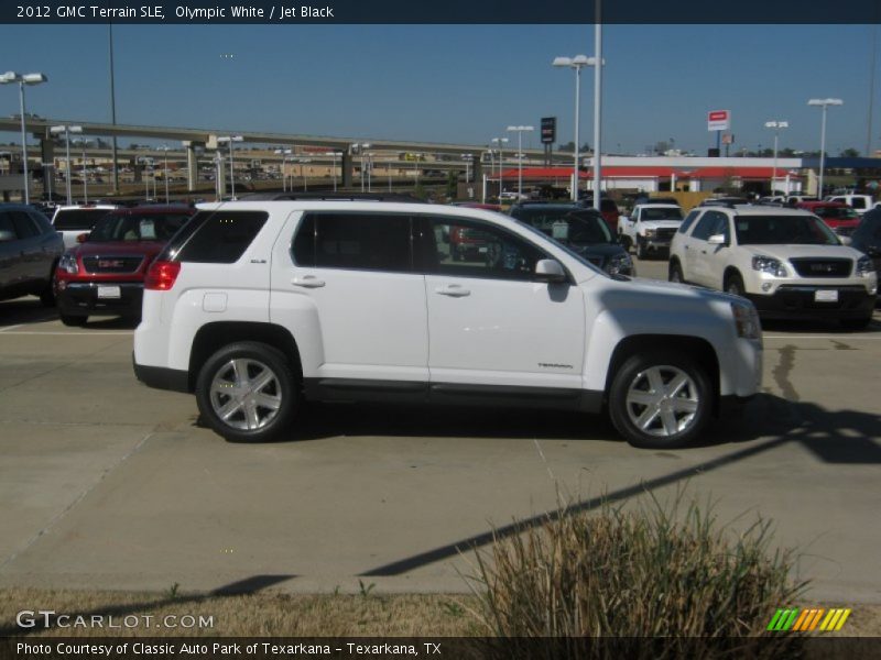 Olympic White / Jet Black 2012 GMC Terrain SLE