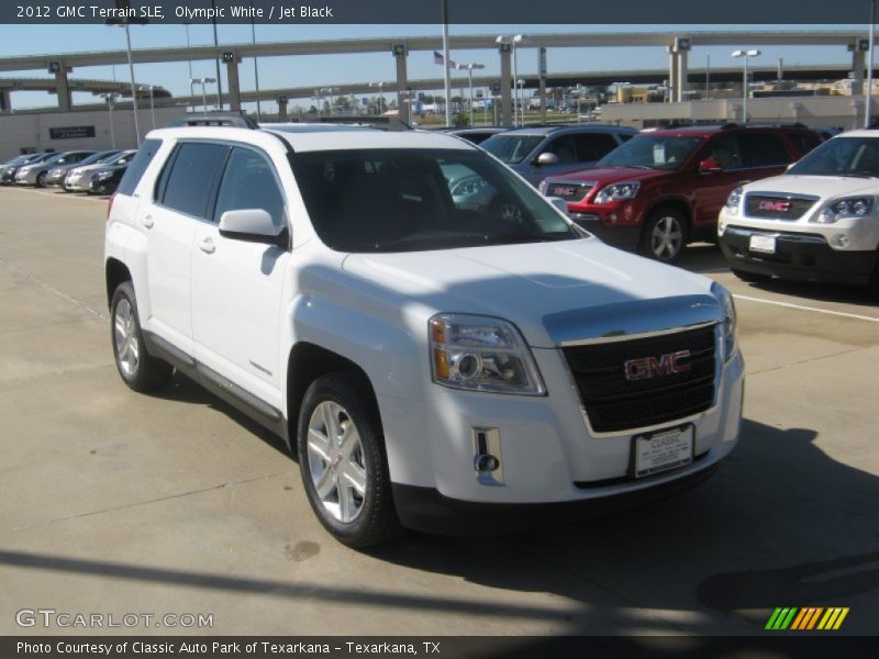 Olympic White / Jet Black 2012 GMC Terrain SLE