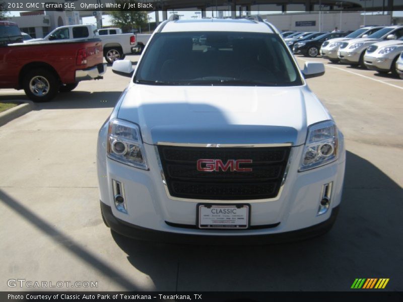 Olympic White / Jet Black 2012 GMC Terrain SLE