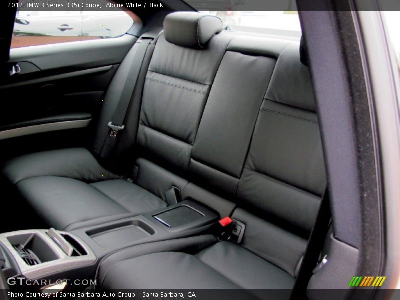 Rear Seat of 2012 3 Series 335i Coupe