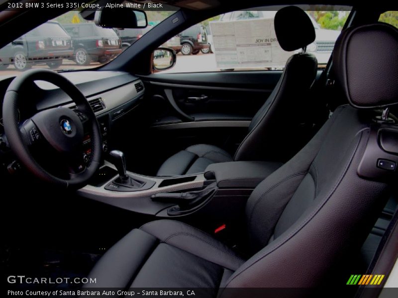 Front Seat of 2012 3 Series 335i Coupe