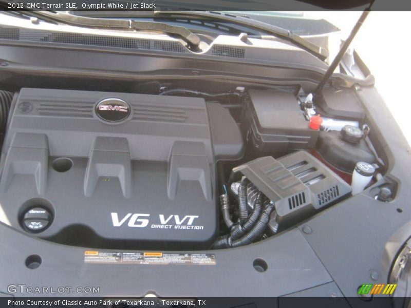 Olympic White / Jet Black 2012 GMC Terrain SLE