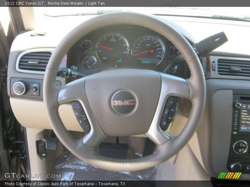 Mocha Steel Metallic / Light Tan 2012 GMC Yukon SLT