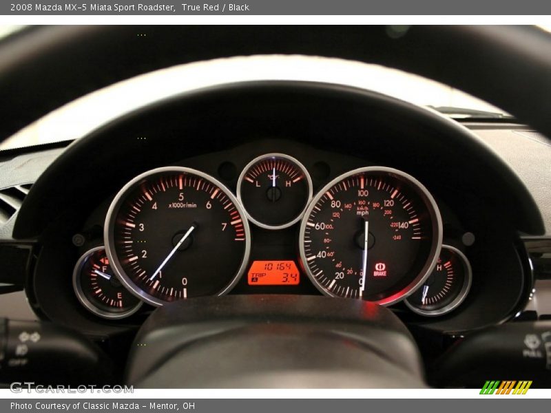  2008 MX-5 Miata Sport Roadster Sport Roadster Gauges