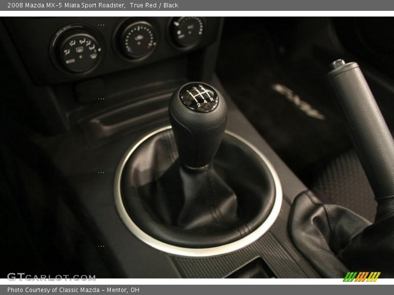  2008 MX-5 Miata Sport Roadster 5 Speed Manual Shifter
