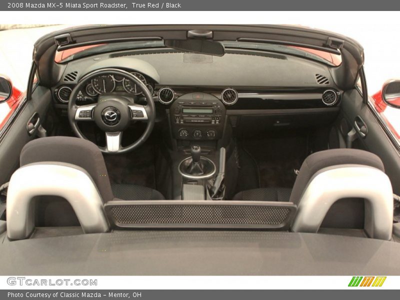 True Red / Black 2008 Mazda MX-5 Miata Sport Roadster