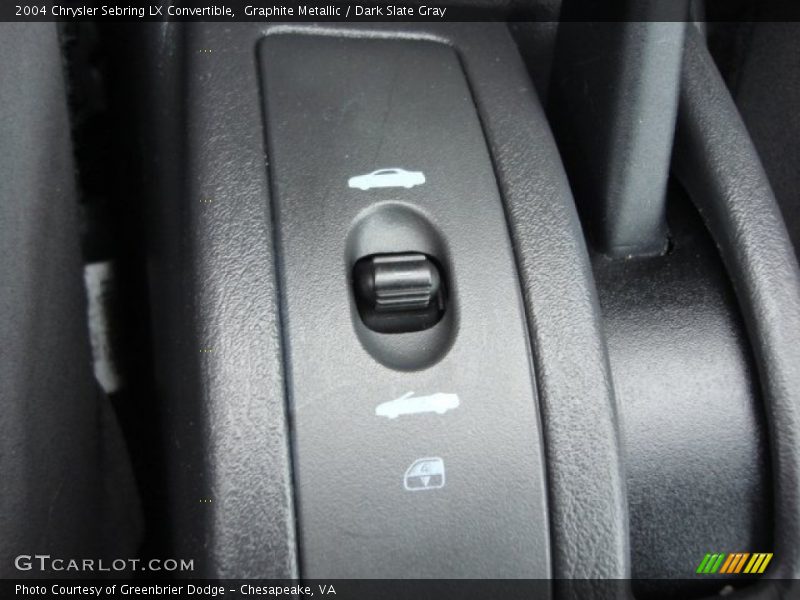 Graphite Metallic / Dark Slate Gray 2004 Chrysler Sebring LX Convertible