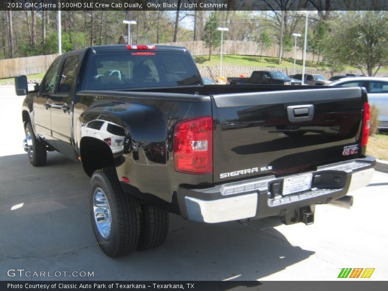 Onyx Black / Light Cashmere 2012 GMC Sierra 3500HD SLE Crew Cab Dually