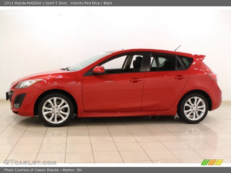 Velocity Red Mica / Black 2011 Mazda MAZDA3 s Sport 5 Door