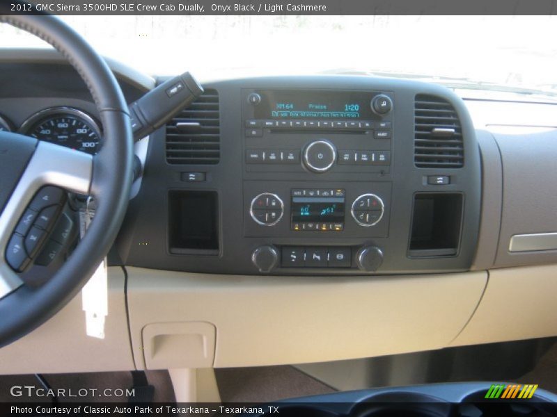 Onyx Black / Light Cashmere 2012 GMC Sierra 3500HD SLE Crew Cab Dually