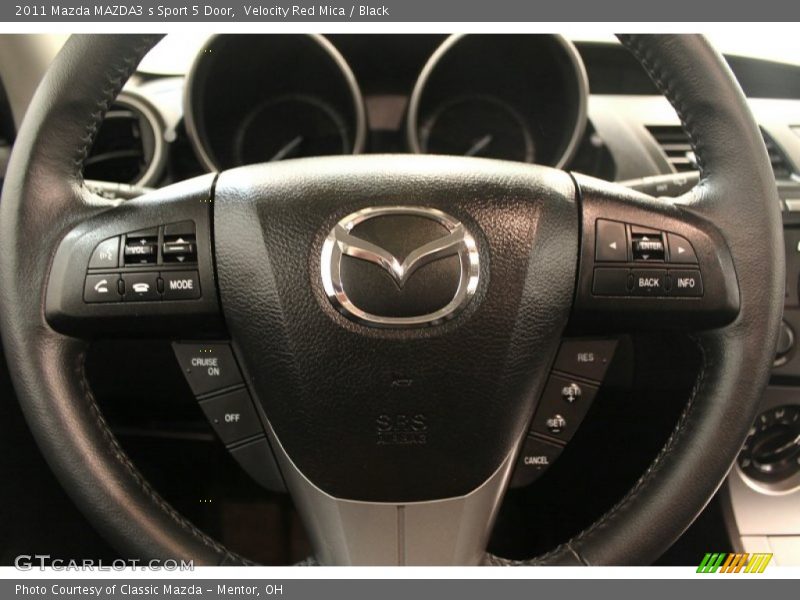Velocity Red Mica / Black 2011 Mazda MAZDA3 s Sport 5 Door