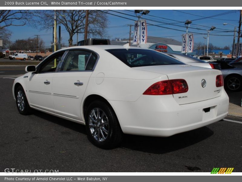 White Diamond Tri-coat / Cocoa/Cashmere 2009 Buick Lucerne CXL