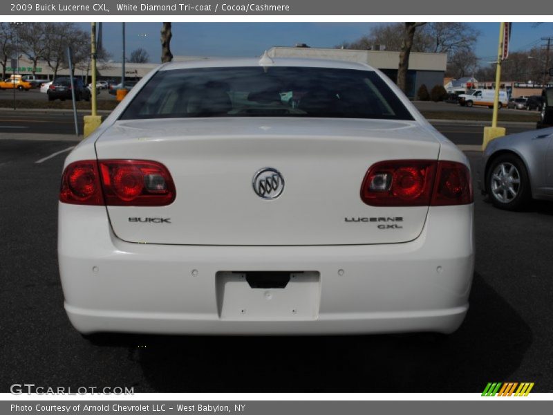 White Diamond Tri-coat / Cocoa/Cashmere 2009 Buick Lucerne CXL