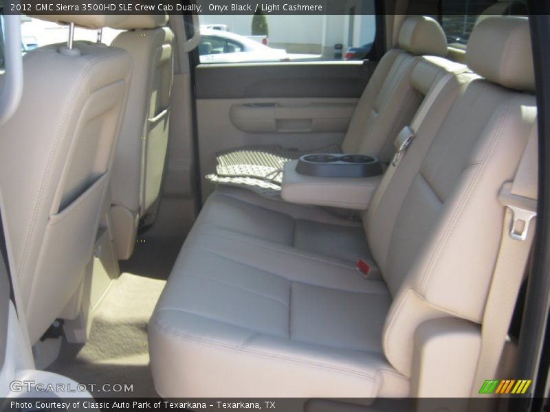 Onyx Black / Light Cashmere 2012 GMC Sierra 3500HD SLE Crew Cab Dually