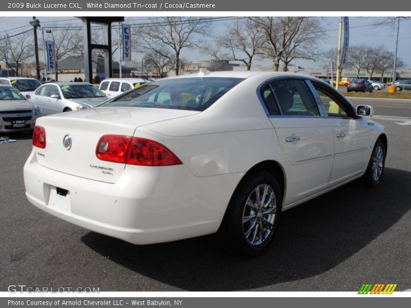 White Diamond Tri-coat / Cocoa/Cashmere 2009 Buick Lucerne CXL