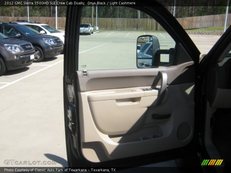 Onyx Black / Light Cashmere 2012 GMC Sierra 3500HD SLE Crew Cab Dually