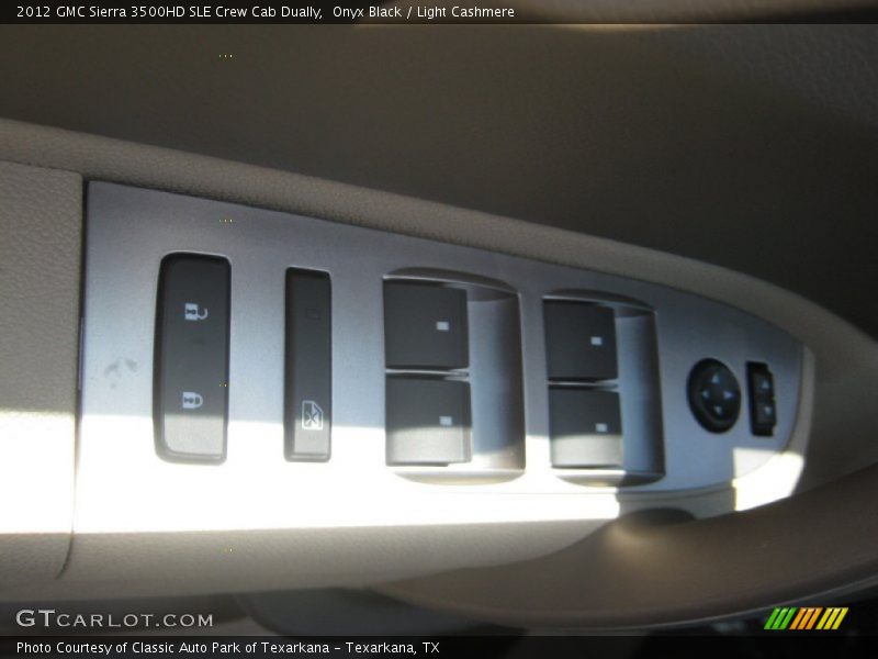 Onyx Black / Light Cashmere 2012 GMC Sierra 3500HD SLE Crew Cab Dually