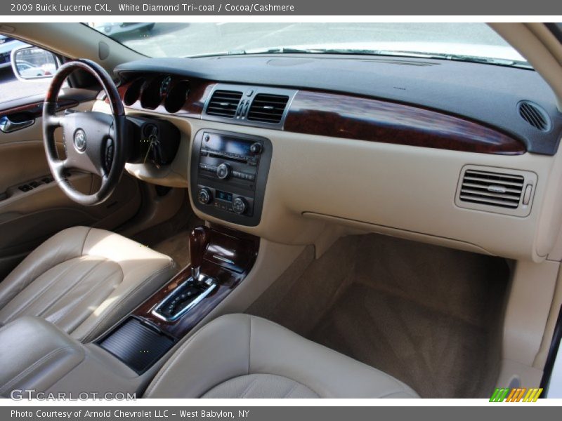 White Diamond Tri-coat / Cocoa/Cashmere 2009 Buick Lucerne CXL