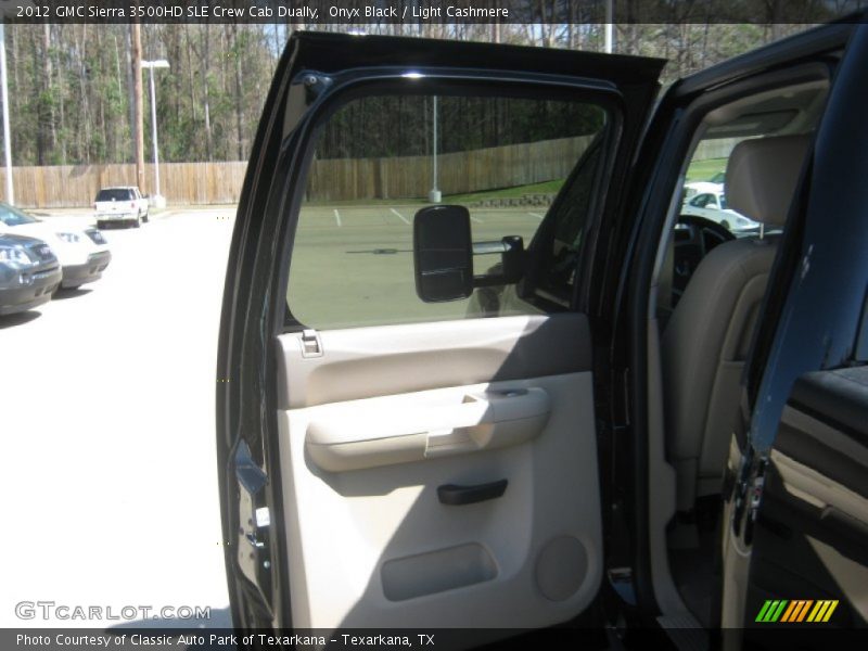 Onyx Black / Light Cashmere 2012 GMC Sierra 3500HD SLE Crew Cab Dually
