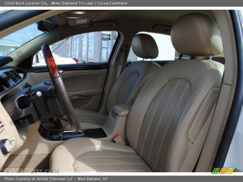 White Diamond Tri-coat / Cocoa/Cashmere 2009 Buick Lucerne CXL