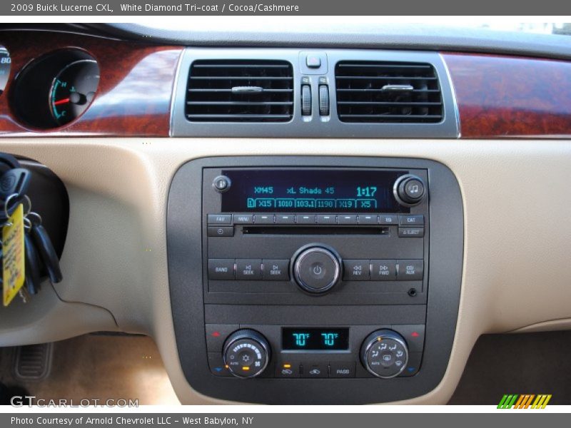 White Diamond Tri-coat / Cocoa/Cashmere 2009 Buick Lucerne CXL