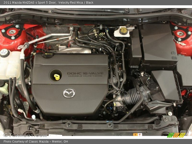 Velocity Red Mica / Black 2011 Mazda MAZDA3 s Sport 5 Door