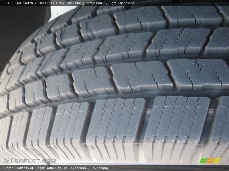 Onyx Black / Light Cashmere 2012 GMC Sierra 3500HD SLE Crew Cab Dually