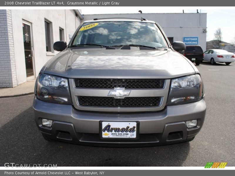 Graystone Metallic / Light Gray 2008 Chevrolet TrailBlazer LT 4x4