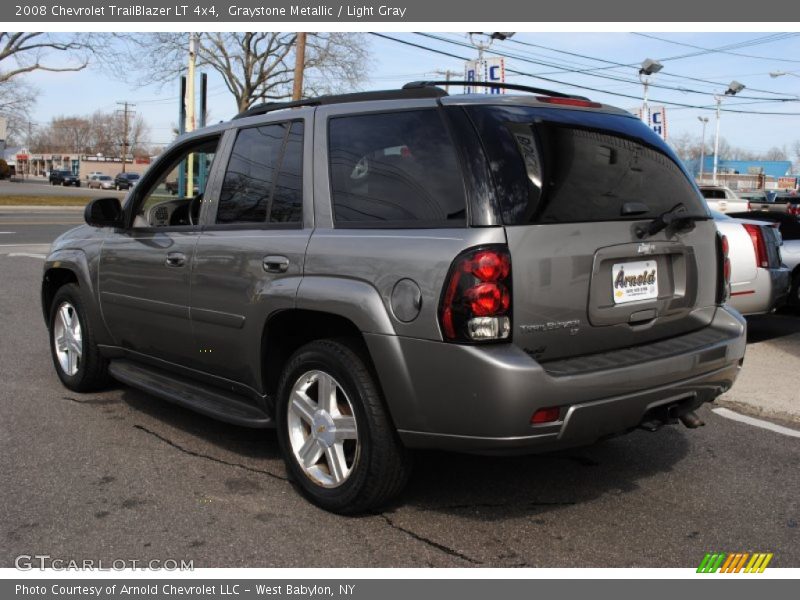 Graystone Metallic / Light Gray 2008 Chevrolet TrailBlazer LT 4x4