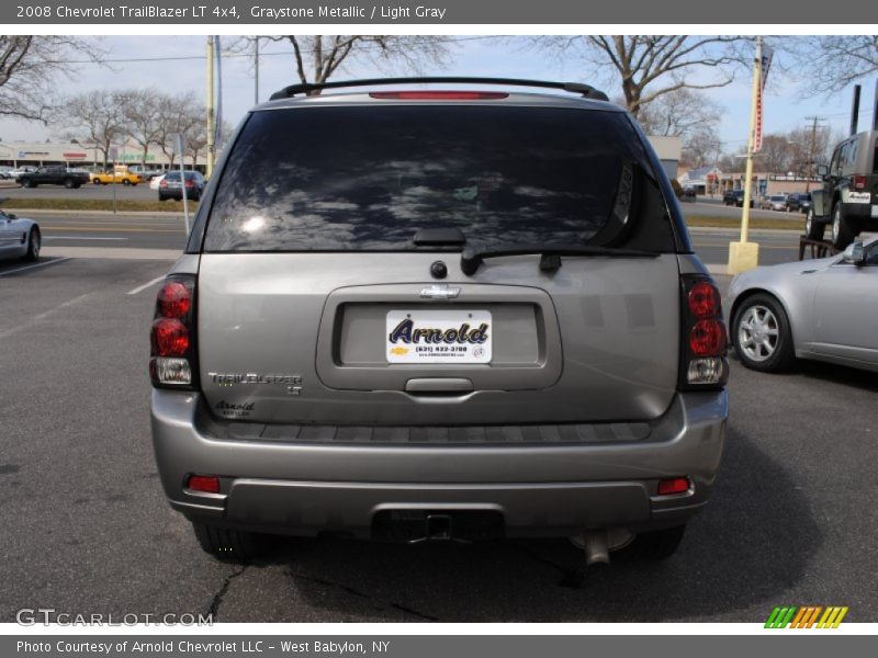 Graystone Metallic / Light Gray 2008 Chevrolet TrailBlazer LT 4x4