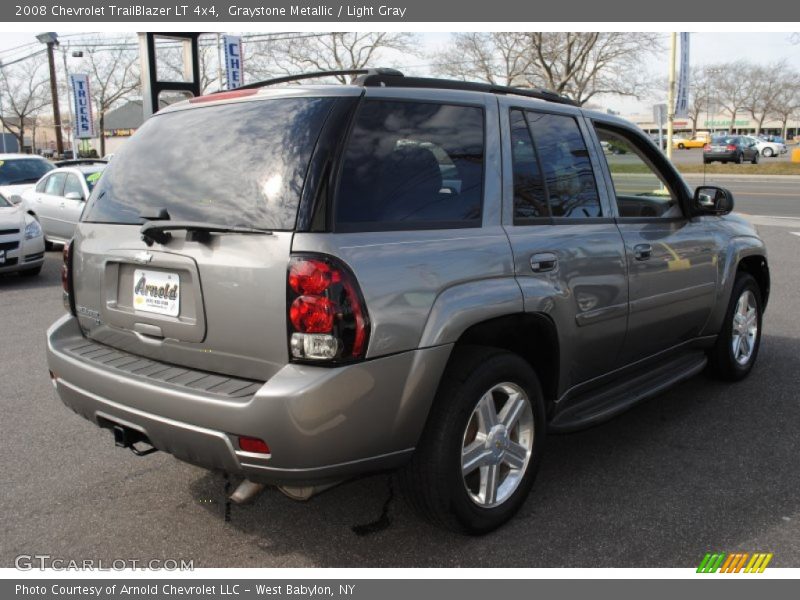 Graystone Metallic / Light Gray 2008 Chevrolet TrailBlazer LT 4x4