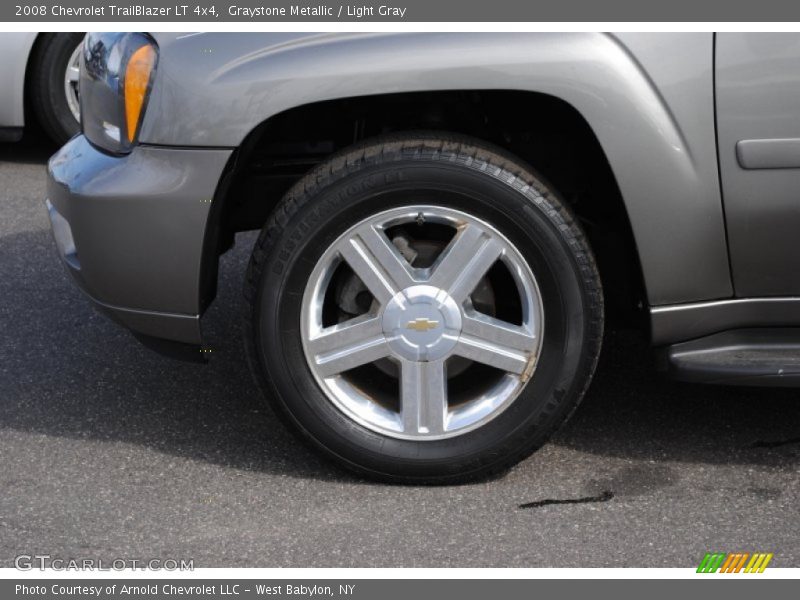 Graystone Metallic / Light Gray 2008 Chevrolet TrailBlazer LT 4x4